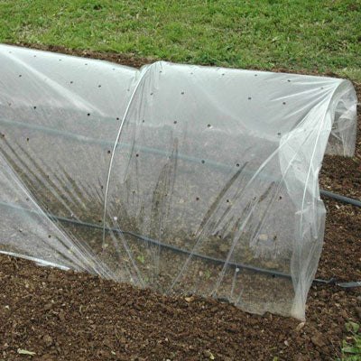 plastic row covers for plants Punched Row Cover 72"