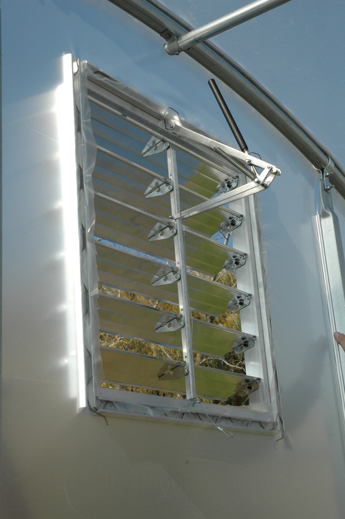 High Tunnel Greenhouse Vents