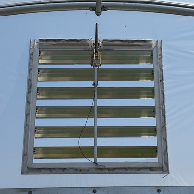 High Tunnel Greenhouse Vents